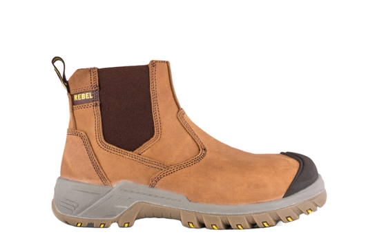 Crazy Horse Chelsea Boot (Tan)